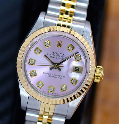 rolex datejust 26mm pink